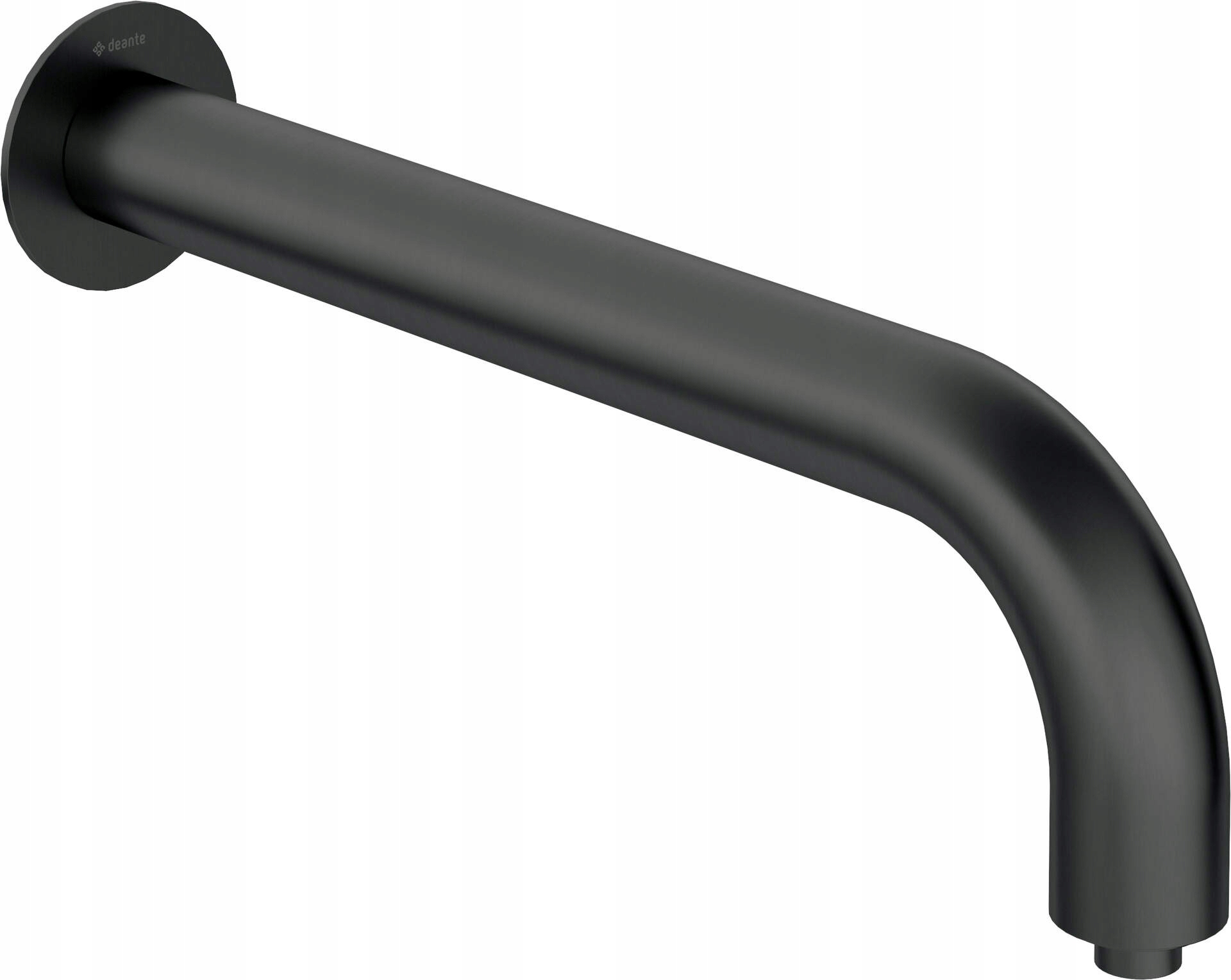 Nástenný sprchový výtok 380 mm Mosadz Nero moderný dizajn