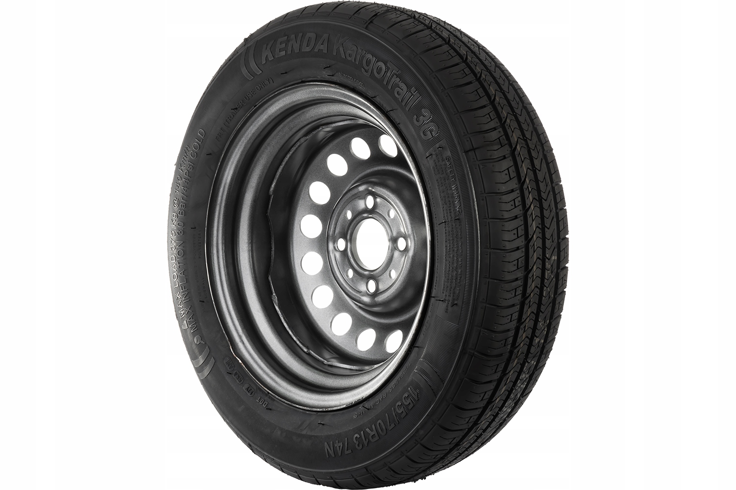 Koło do przyczepy OPONA 155/70 R13 74N FELGA STALOWA 4JX13 4x98 ET:30 58mm Średnica felgi 13