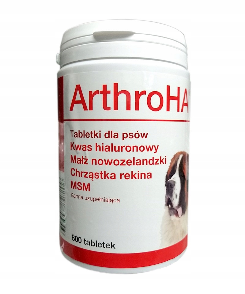 Levně ArthroHA 800 tablet přípravek pro psy na klouby s kyselinou hyaluronovou.
