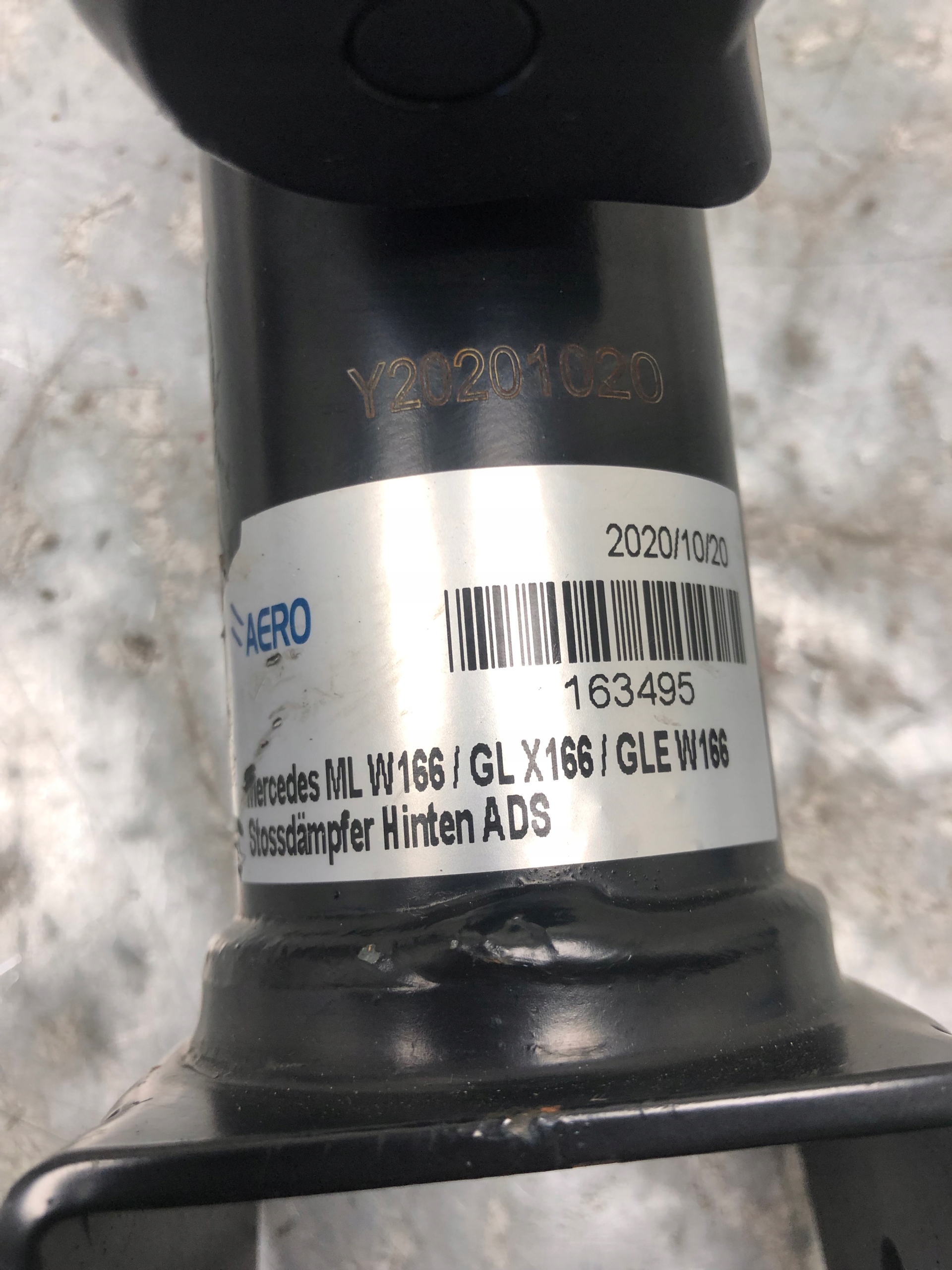 Stoßdämpfer heck ADS 3 PIN MERCEDES W166 ML GL GLE