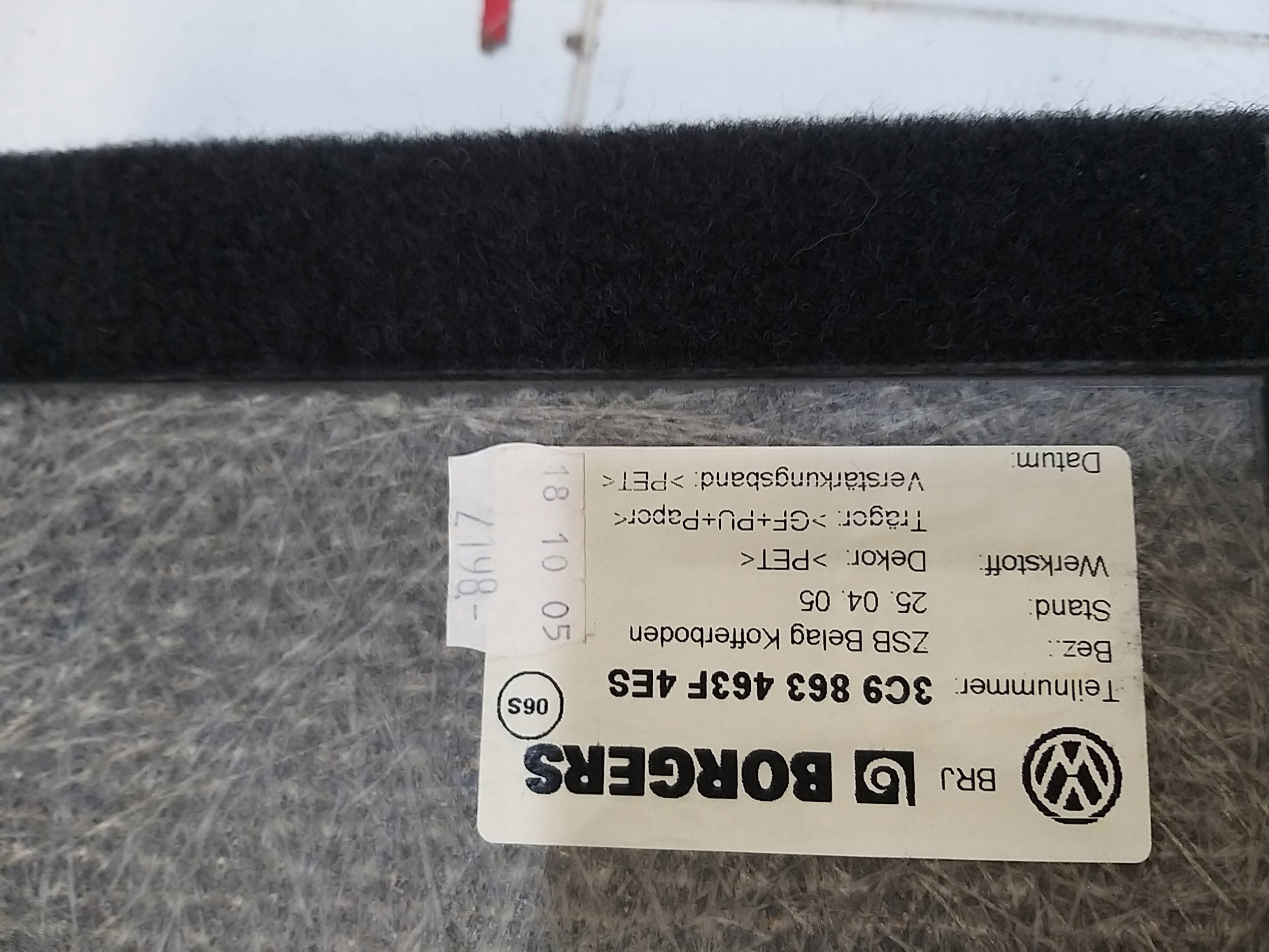 VW PASSAT B6 3C9 plato floor boot mats KOMBI