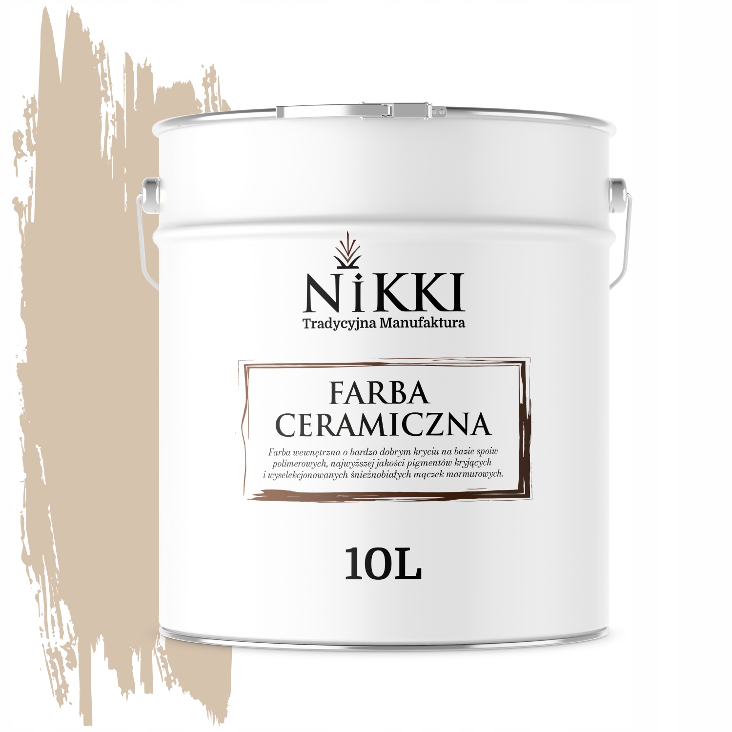 Keramická Stropná Farba Béžová H4155 Hlboká Matná Na Steny 10 L