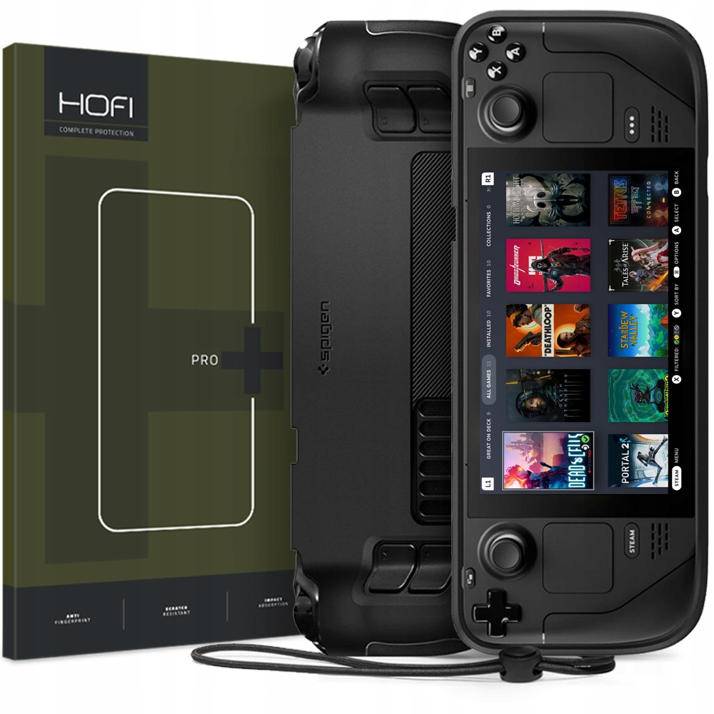 

Spigen Rugged Etui Case Cover Na Steam Deck Szkło