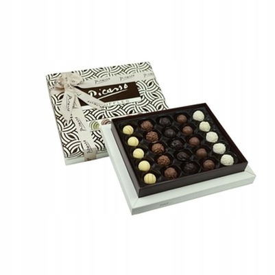 1x 320g Picasso white velvet box mix czekoladowych pralin z nadzieniem