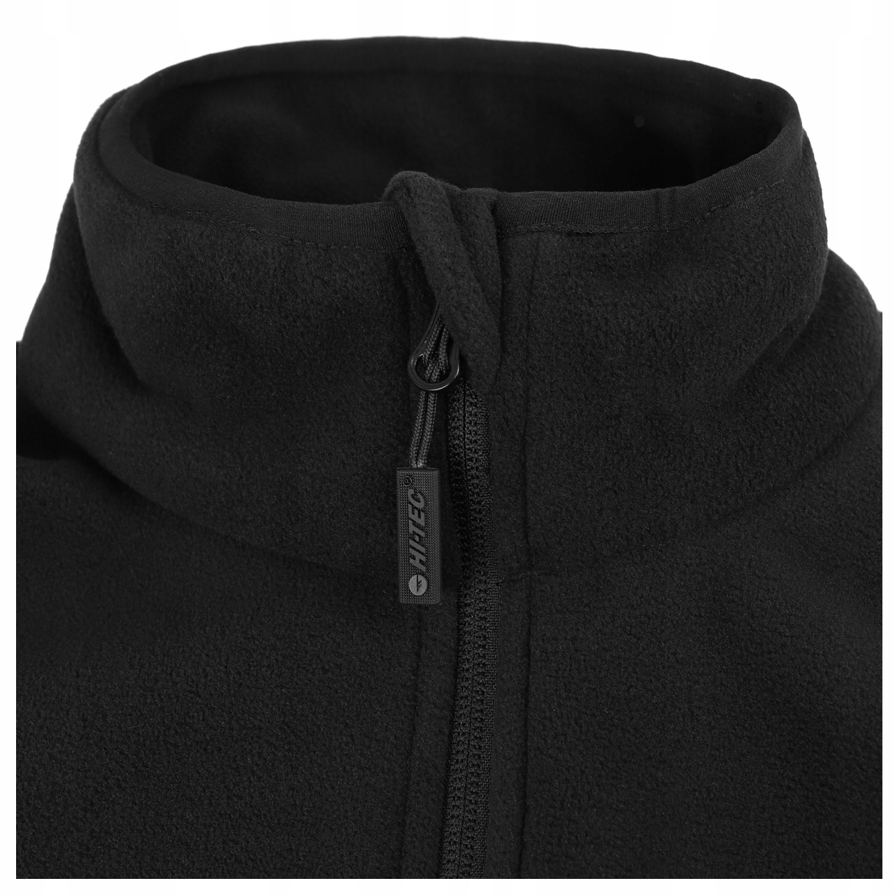 POLAR MĘSKI BLUZA POLAROWA ROZPINANA BEZ KAPTURA ZOE II HI-TEC CZARNA Rozmiar M