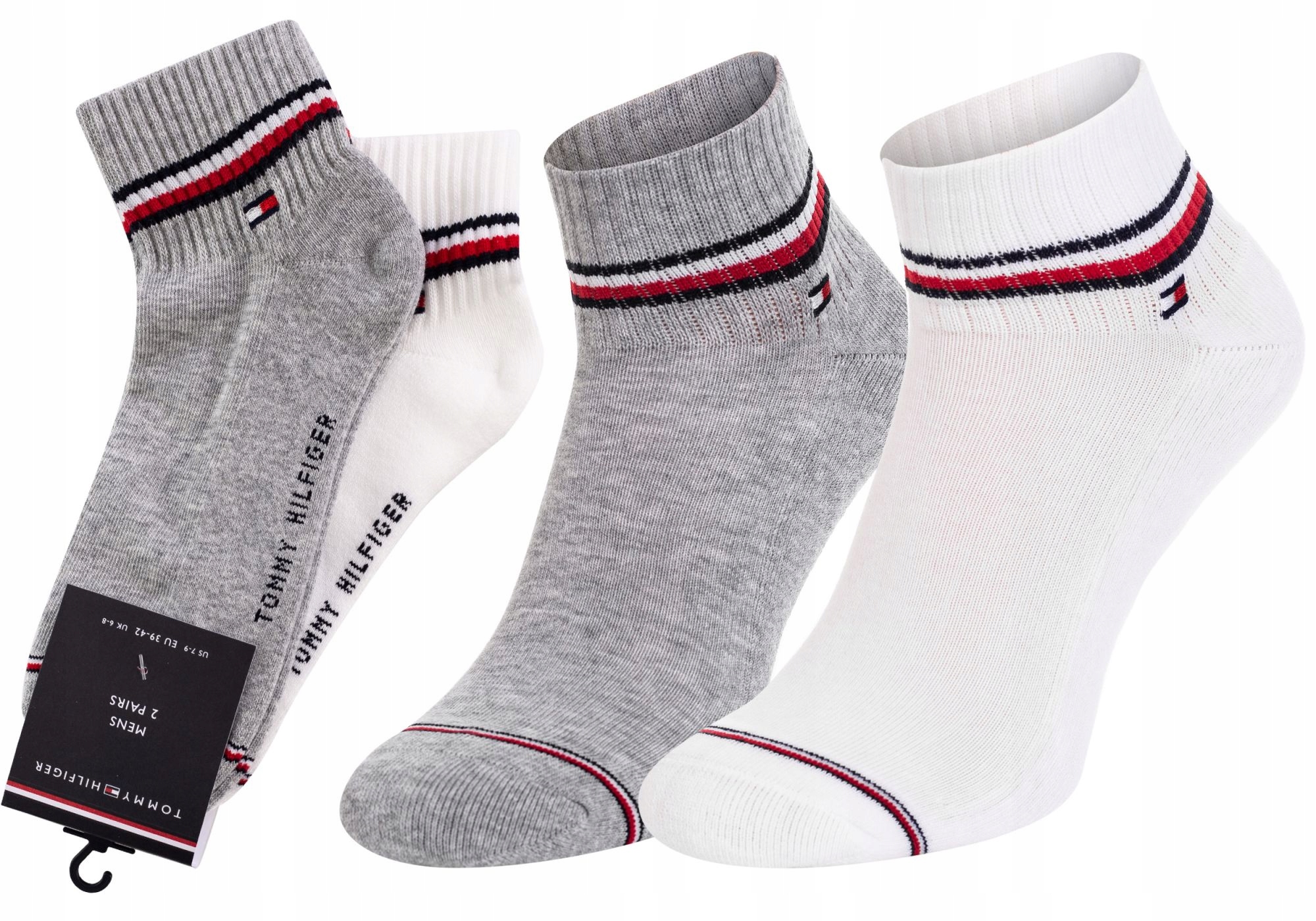 

Tommy Hilfiger Męskie Skarpetki Stopki 2P R: 39-42