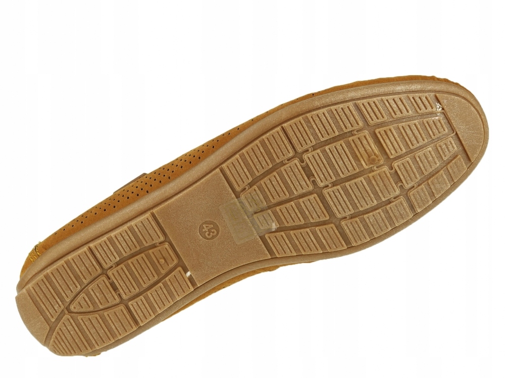 MOKASYNY AŻUROWE MĘSKIE LETNIE PRZEWIEWNE PANTOFLE Rozmiar 42