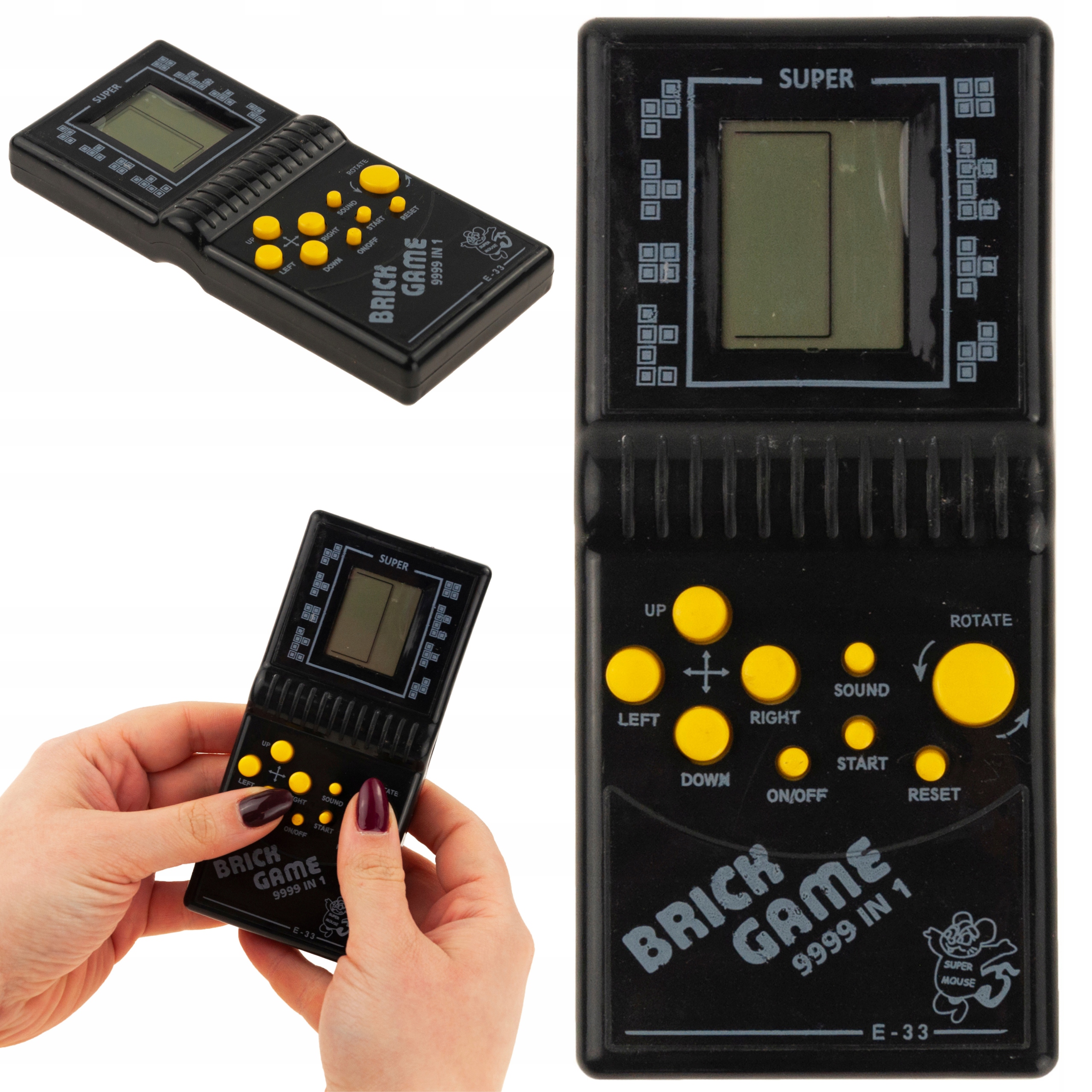 

Elektroniczna Gra Tetris Wężyk Konsola Kieszonkowa