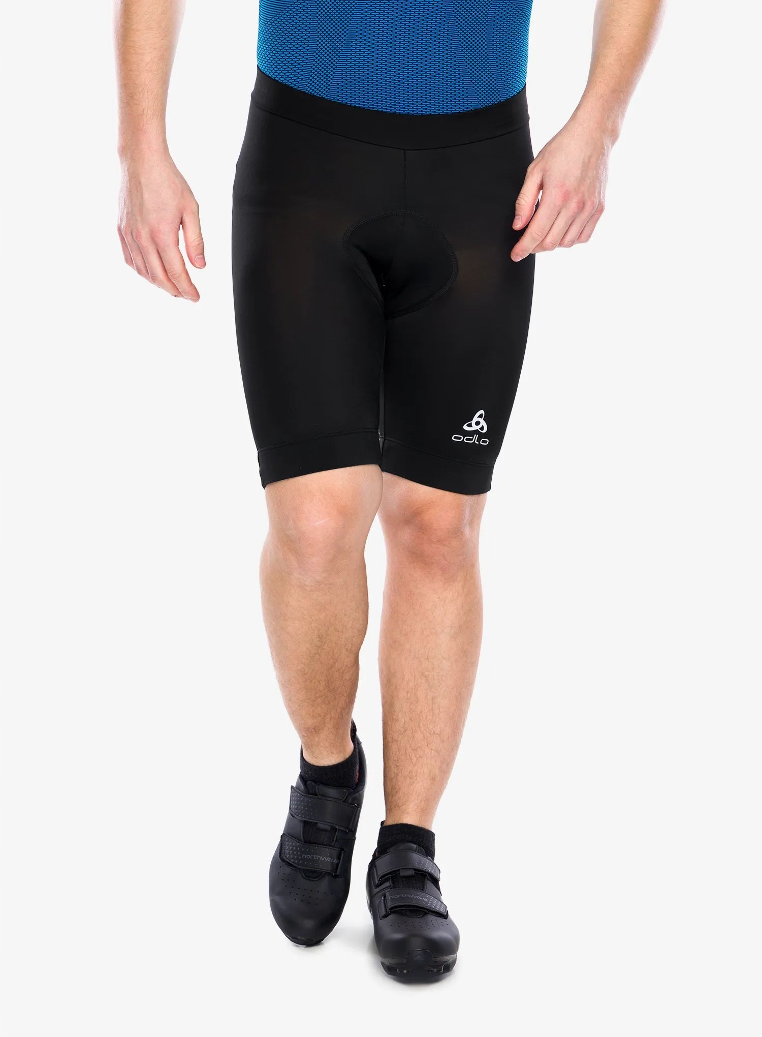 Spodenki kolarskie Odlo Essential Tights Short black S