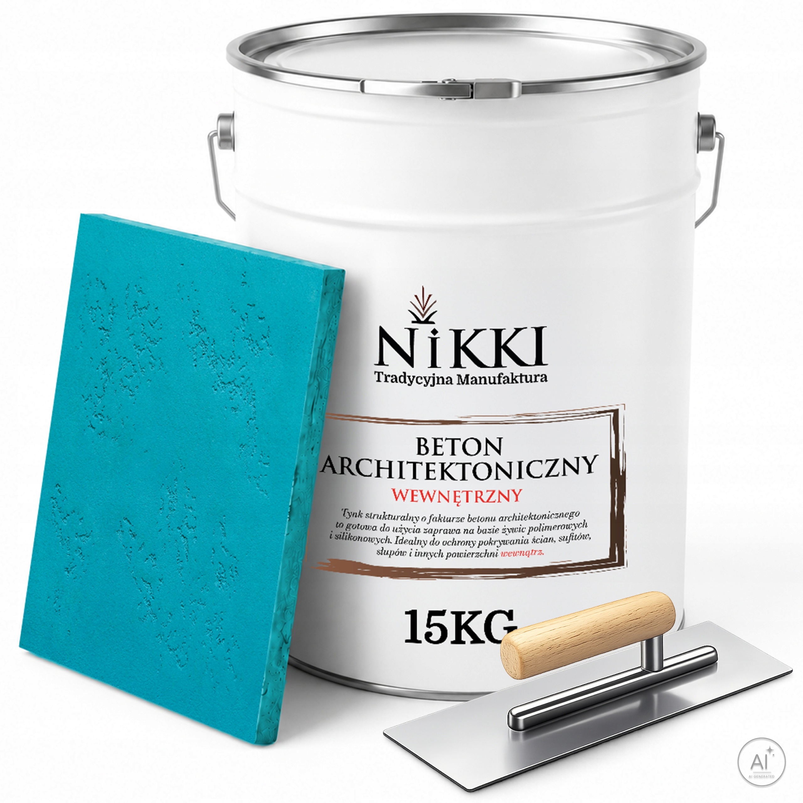 Dekorativní architektonický beton vnitřní 15 kg tyrkysový tmavý Paca