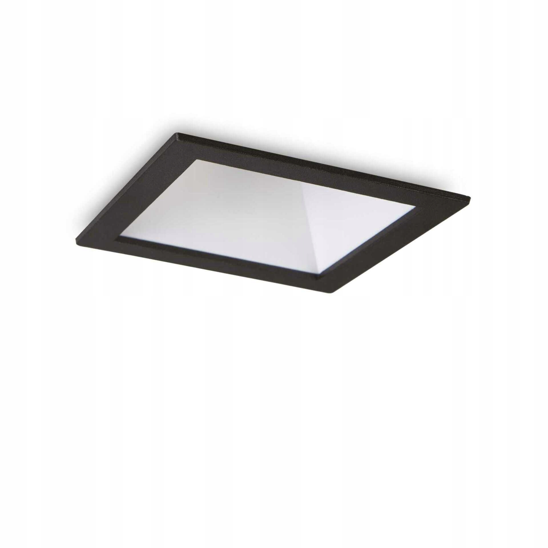 Led bodové svítidlo Ideal Lux Game Square 11W 850lm 3000K černé bílé