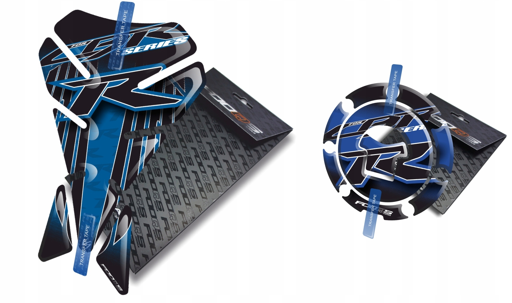 Tank-pad +cap-pad V1 Fooqs pro Honda Cbr 600 1000 Rr Starší Model Modrý