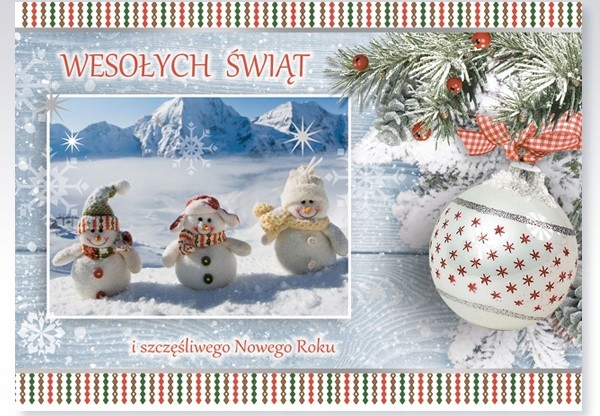 KARNET LAURKA ŚWIĘTA BOŻE NARODZENIE BN + KOPERTA