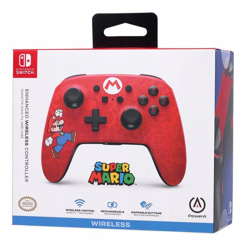 

PowerA Switch Pad bezprzewodowy Here We Go Mario