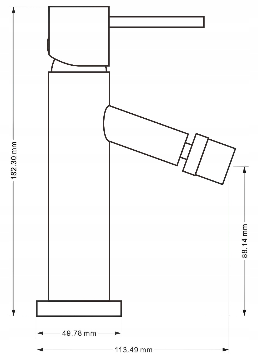 MEXEN RUMBA BATERIA BIDETOWA STOJĄCA MOSIĄDZ CHROM Marka Mexen