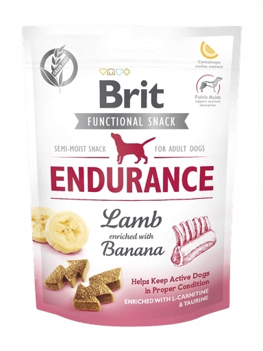 5x Brit Care Dog Snack Endurance Jehněčí 150g