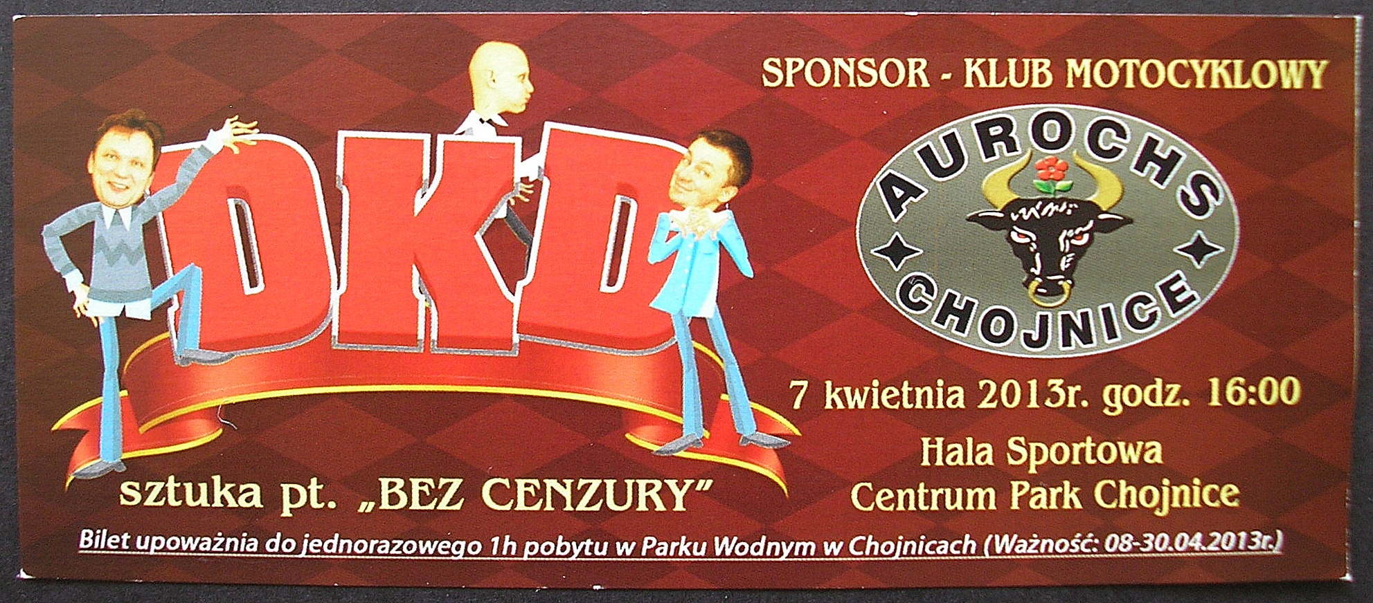 Bilet > Występ - Kabaret DKD ~ Chojnice