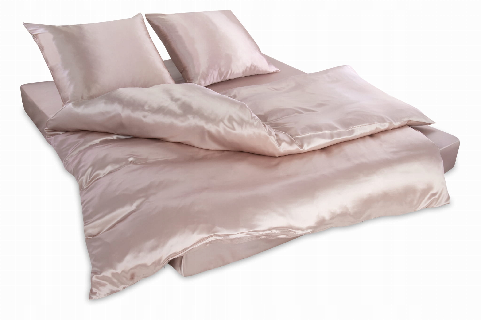 Klara Posteľná Bielizeň Hodvábna 140x200 Ružová 100 % Hodváb
