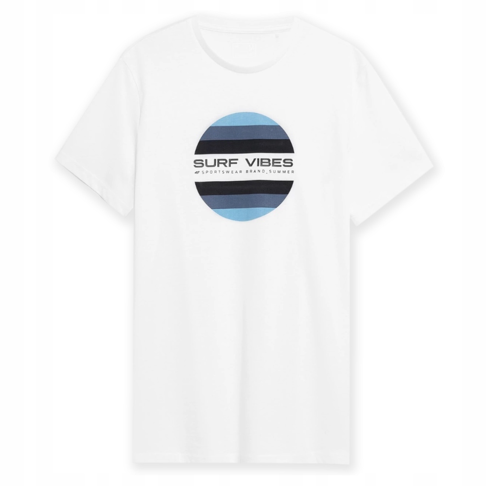 

4F T-shirt Koszulka Męska TSM047 Biała XXL