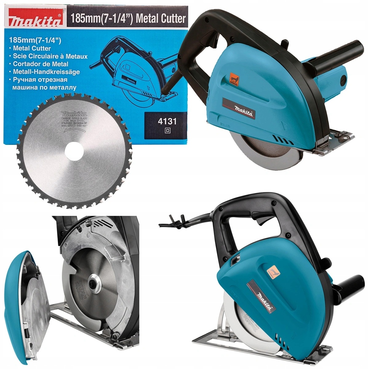Makita Przecinarka do metalu i stali 185 mm 1100W 4131 dystrybucja Pl