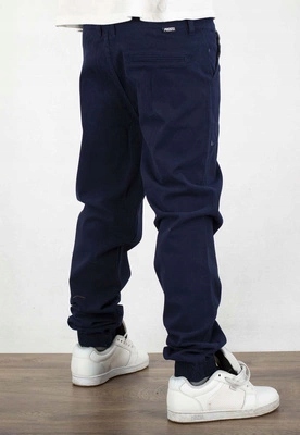 Kalhoty Prosto Chinos Jogger Frisk navy