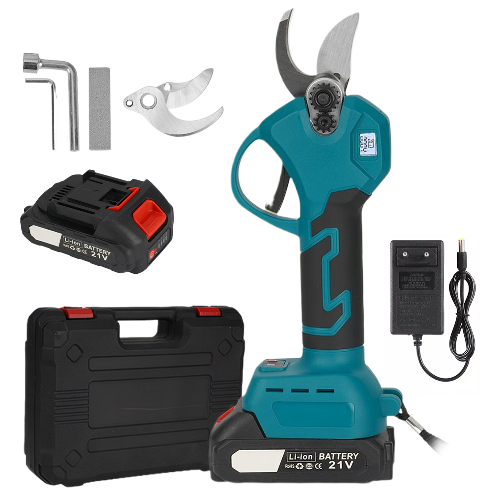 Zahradní nůžky Kovádlové Elektrické Zahradní nůžky 120W +2AKU