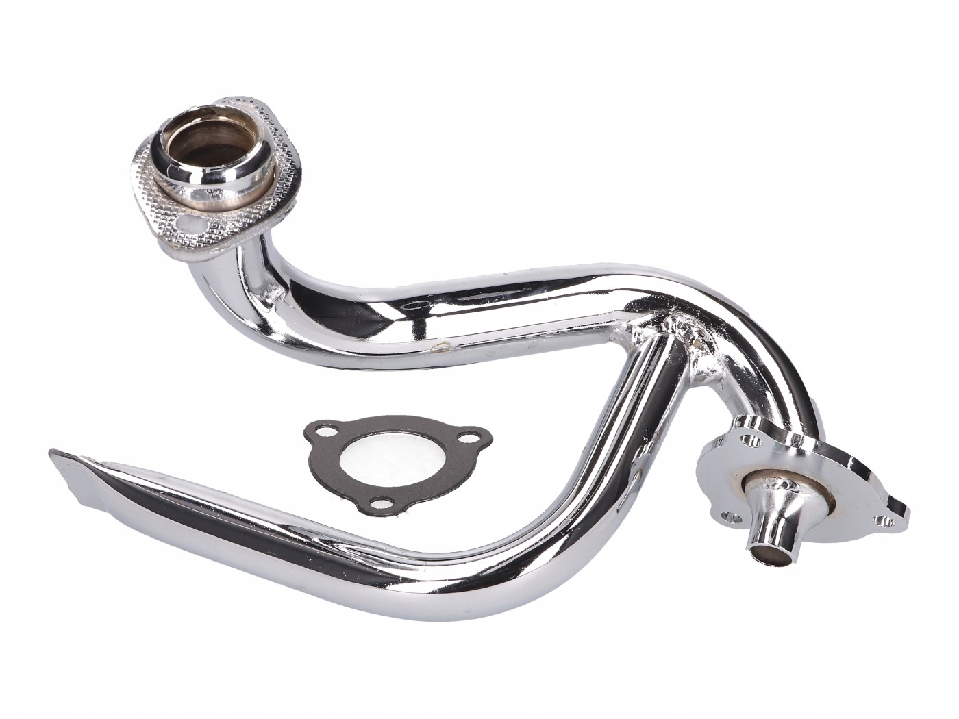 Kolanko wydechowe chrom z kiszką SX RX Senda RCR