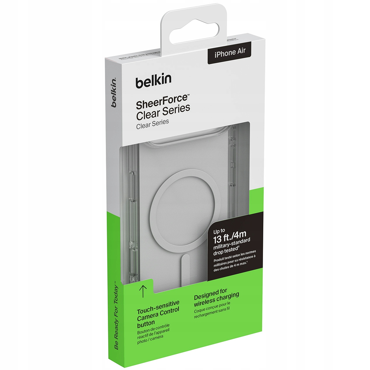 Belkin magnetické ochranné pouzdro – iPhone Air – průhledné