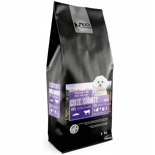 Levně Krmivo pro psy Black Canyon Cute County Mini Bílá ryba a hovězí maso 5