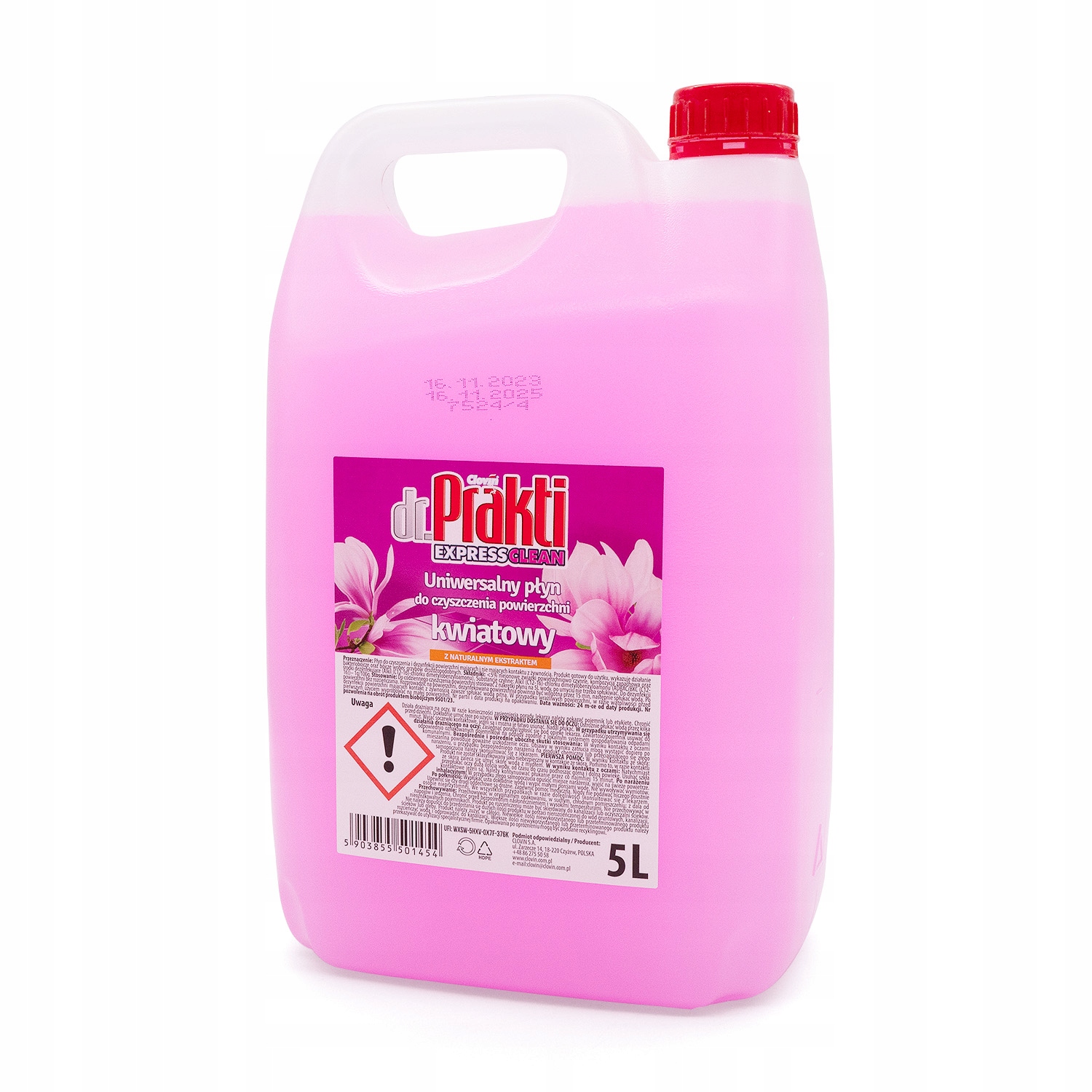 Levně 3X Dr. Prakti Univerzální čisticí přípravek na povrchy Květinová vůně 5 l