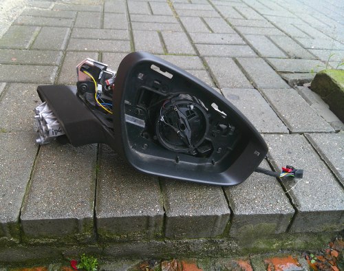 VW ID.4 LUSTERKO PRAWE ASYSTENT KAMERA PAMIĘĆ (13+6) 19 PIN ORYGINAŁ