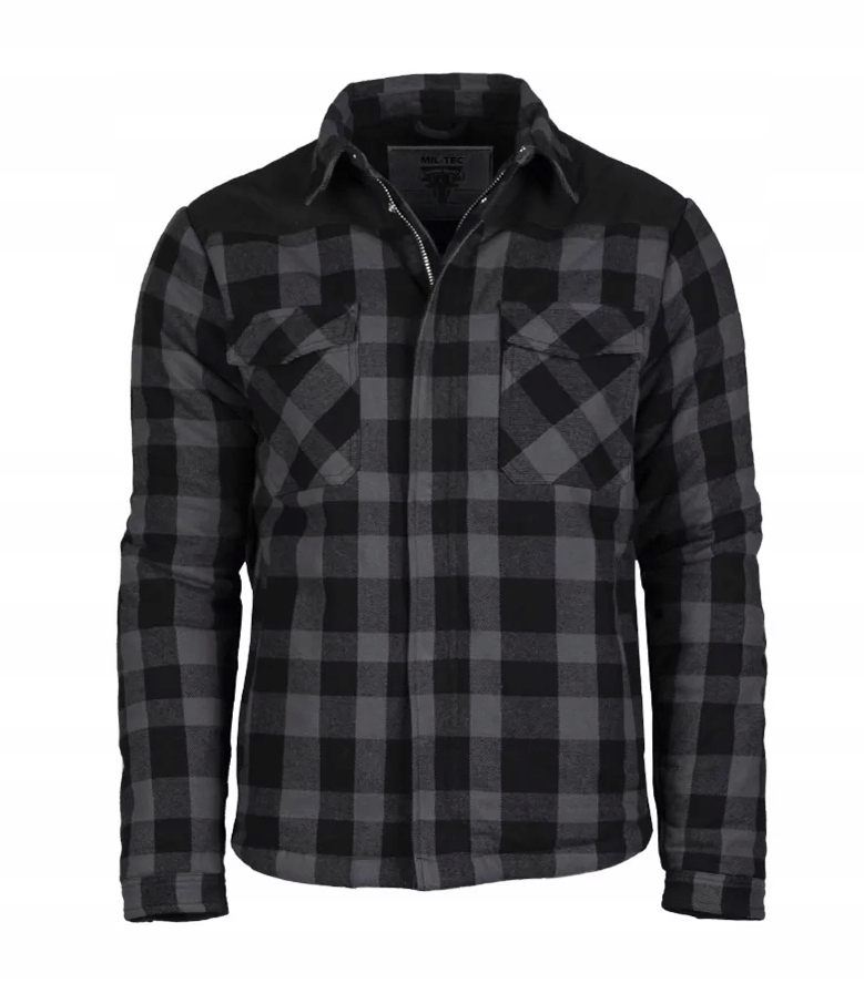 Mil-Tec Kurtka Drwala Lumber Jacket Czarny/Szary L