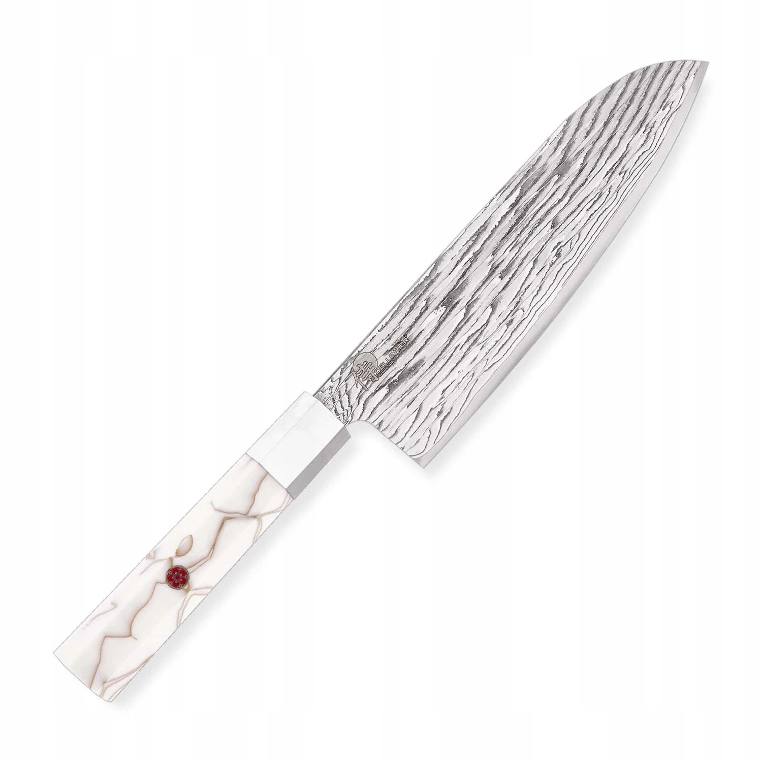 Kuchynský nôž Santoku 180 mm Dellinger Forged White Wave