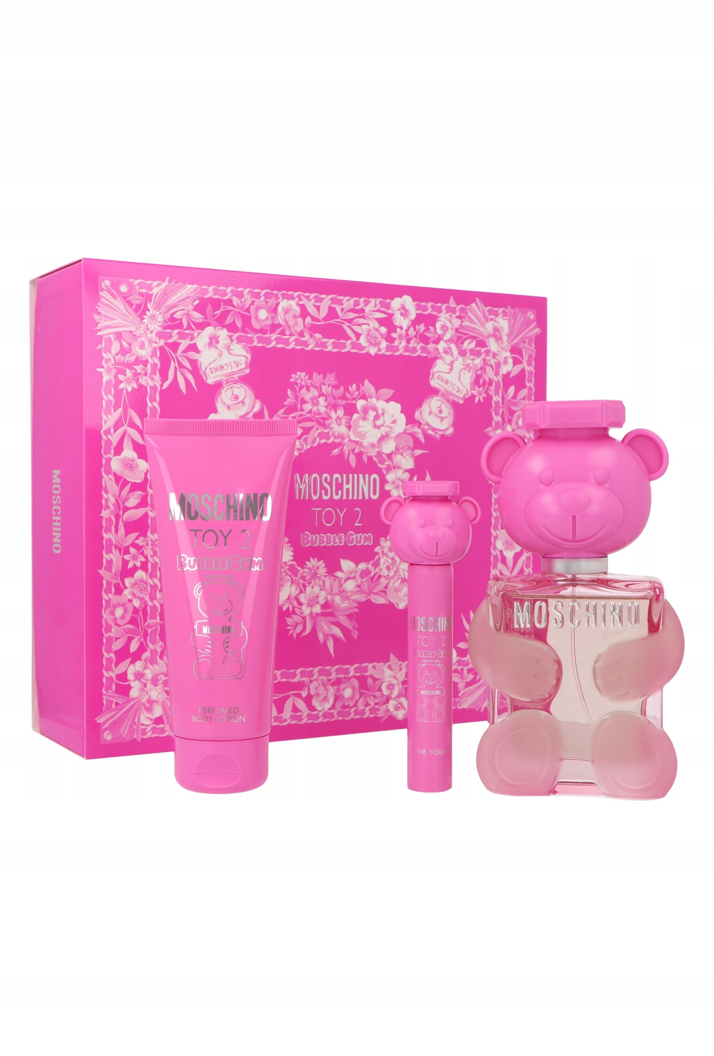 Zestaw Moschino Toy 2 Bubble Gum Edt 100ml Body Lotion 100ml Edt 10ml