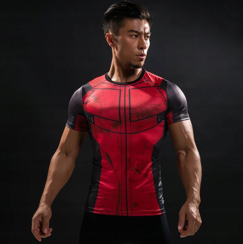 Koszulka termoaktywna Na Siłownie DEADPOOL MARVEL Rozmiar L