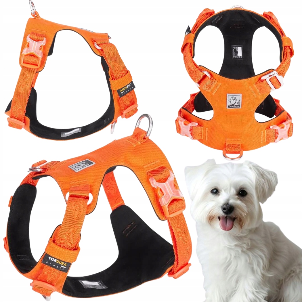 Levně Obojky Pro Psa Voděodolné, Lehké Truelove Adventure Soft Oranžové