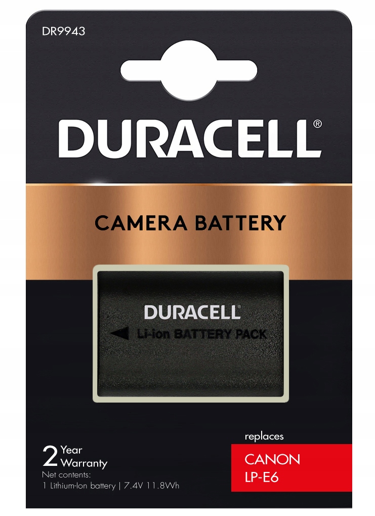 

Bateria Duracell LP-E6 Do Canon Eos 5D 6D MK2 70D