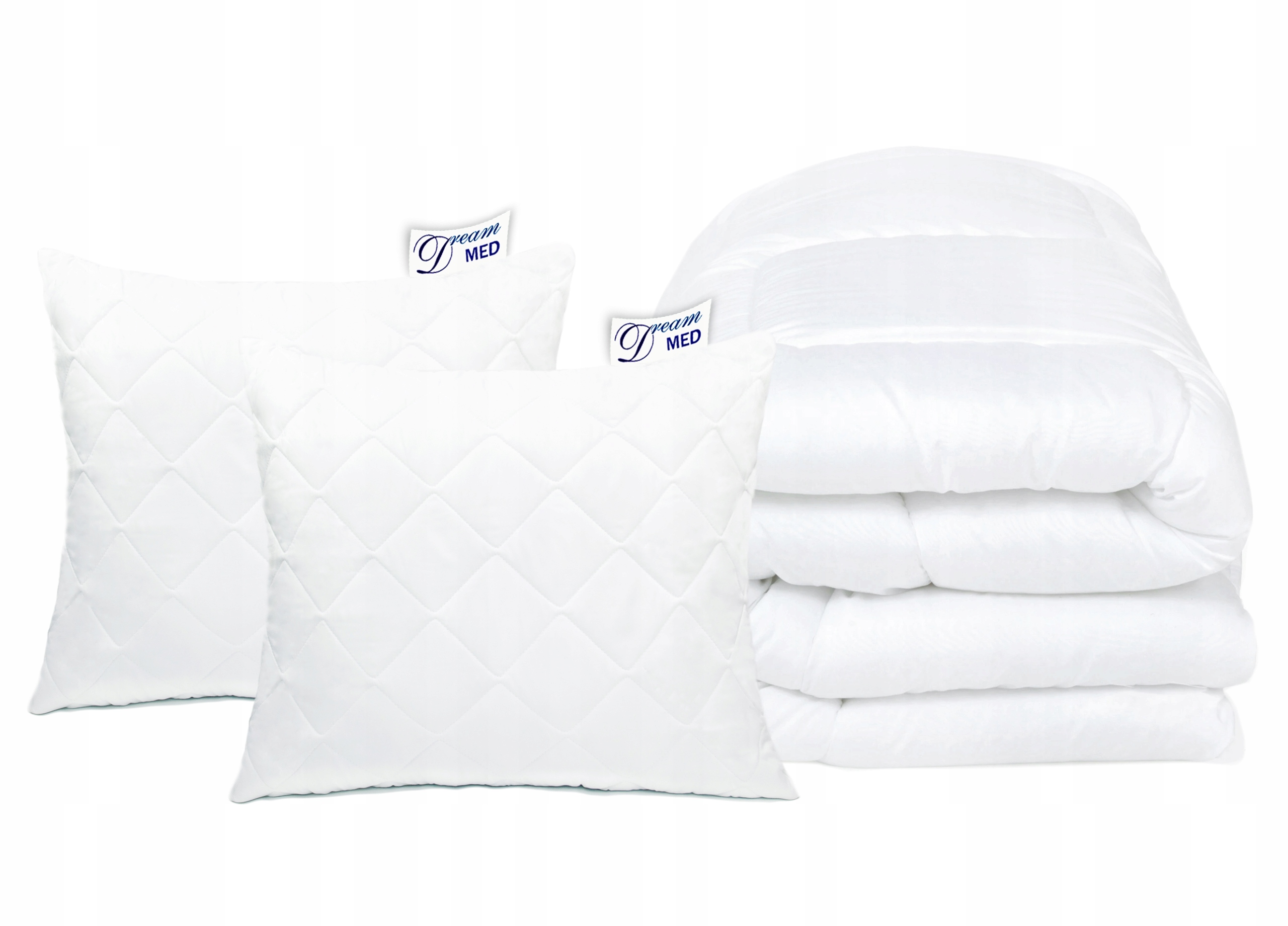 Zestaw Kołdra Całoroczna 200x220 cm + 2 x Poduszka 70x80 DreamMED