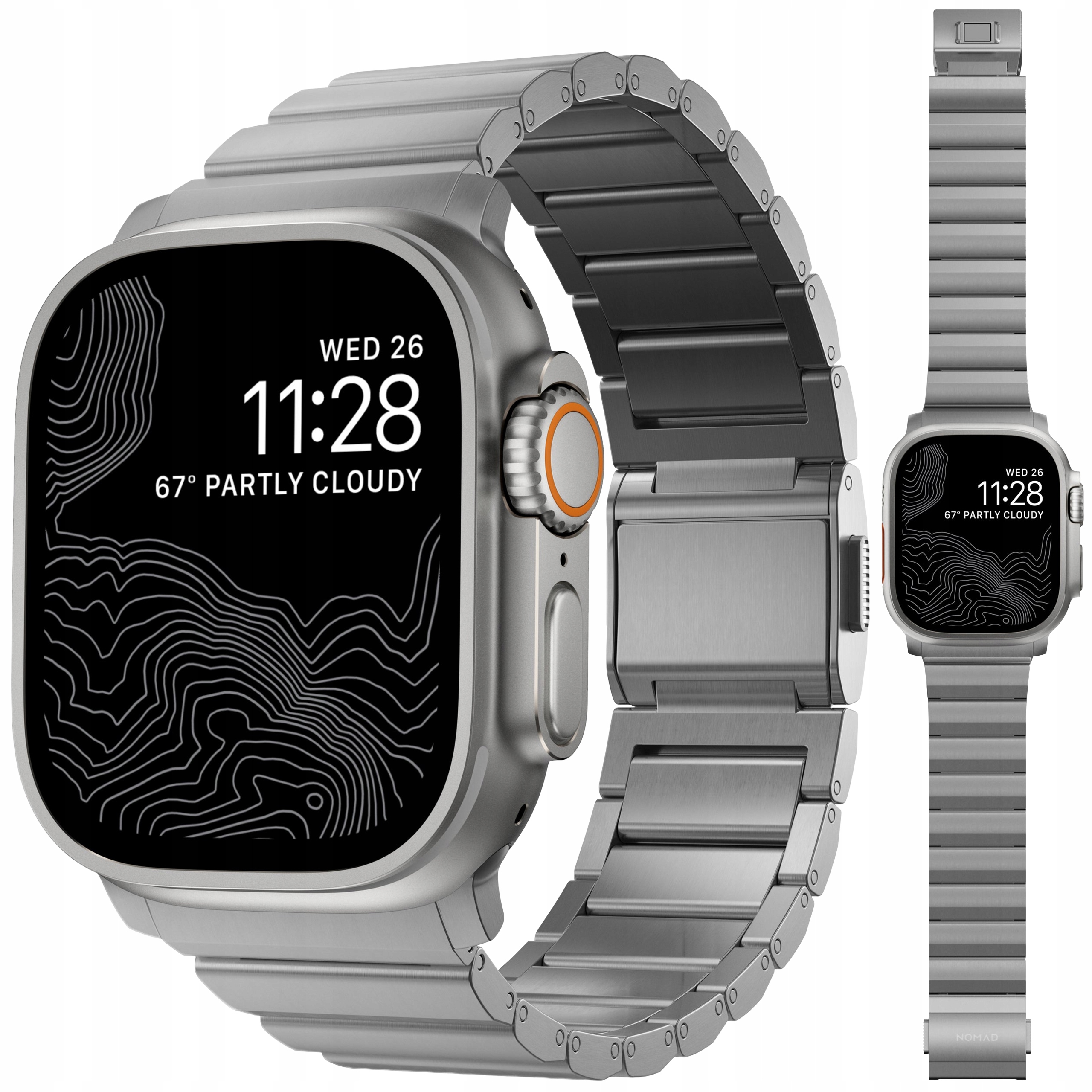 Nomad Titanium Band Titanový náramok pre Apple Watch 49 46 45 44 mm