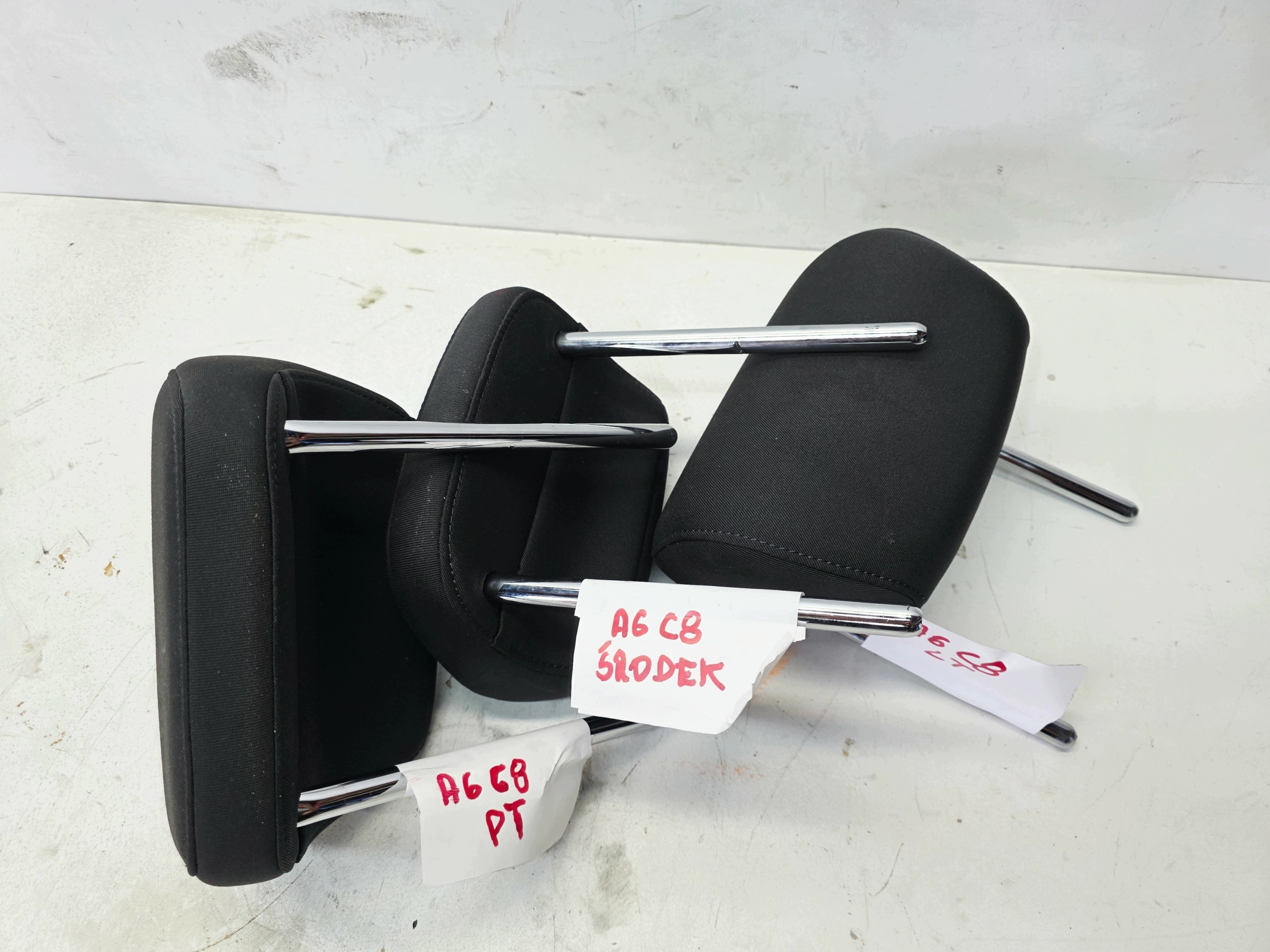 rest arm rests rear part KOMPLET AUDI A6 C8 MATERIAL