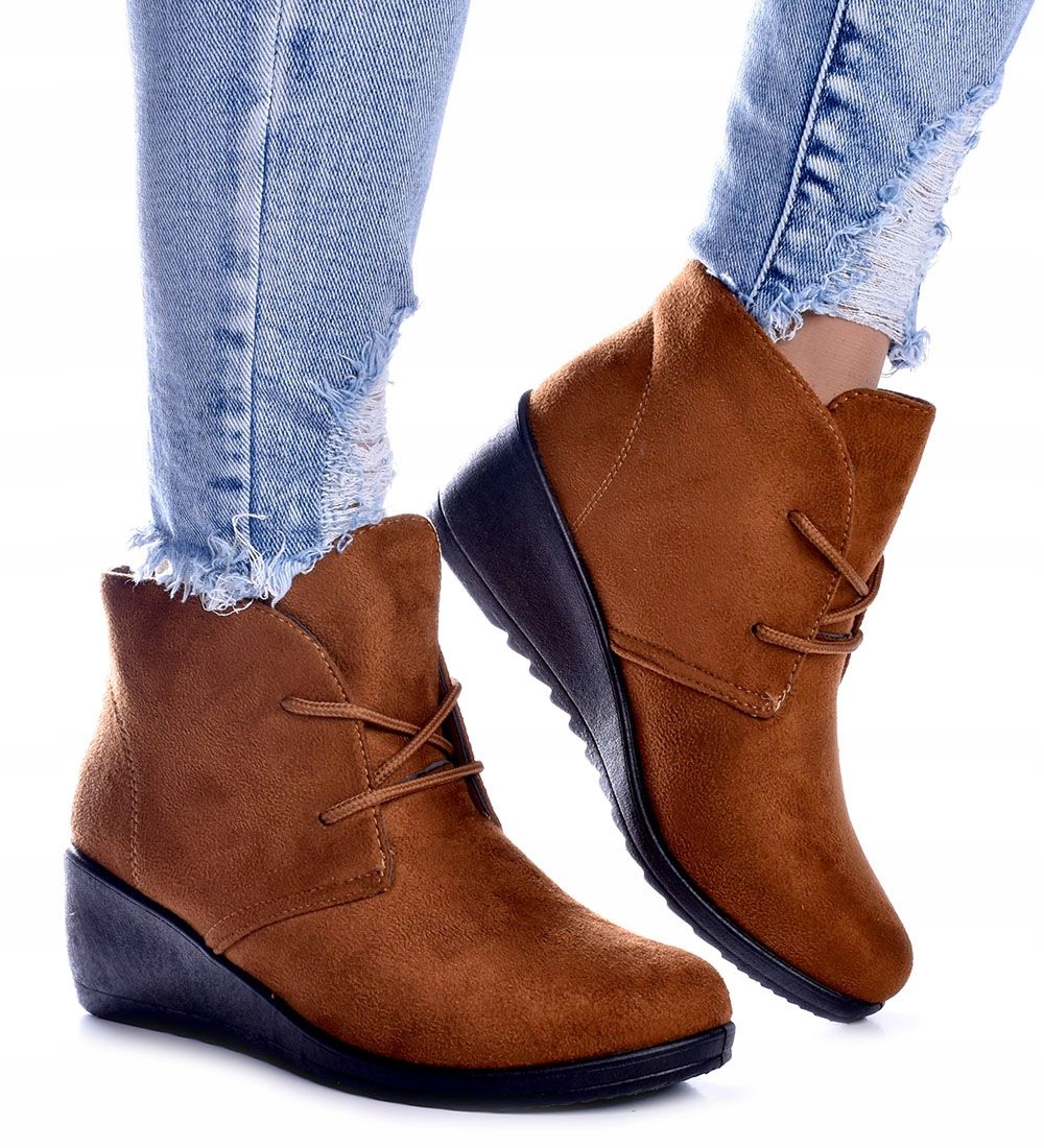

Buty Damskie Botki Sztyblety Wygodne Clara r.39