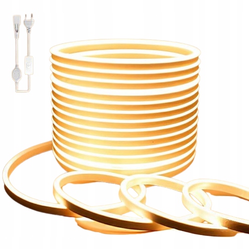 Led Páska 30M Teplá Biela 3000K Vodotesná Elastická Vonku 8W/M