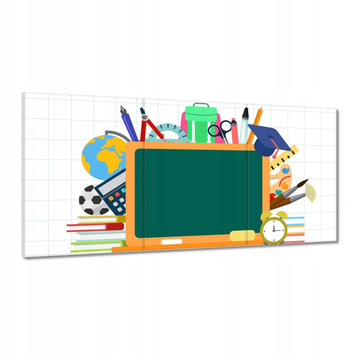 Obrazy 180x90 Školská tabuľa Náradie