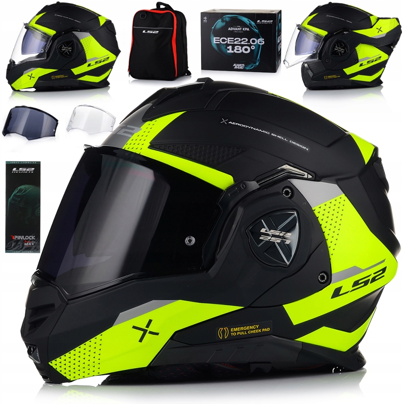 Motocyklová Prilba LS2 FF901 Advant X 180 Čeľusť Pinlock Batoh