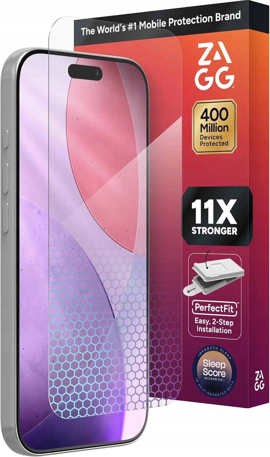 Zagg Glass XTR5 sklo s grafenovým filtrem AntiBlue pro iPhone 17 Air