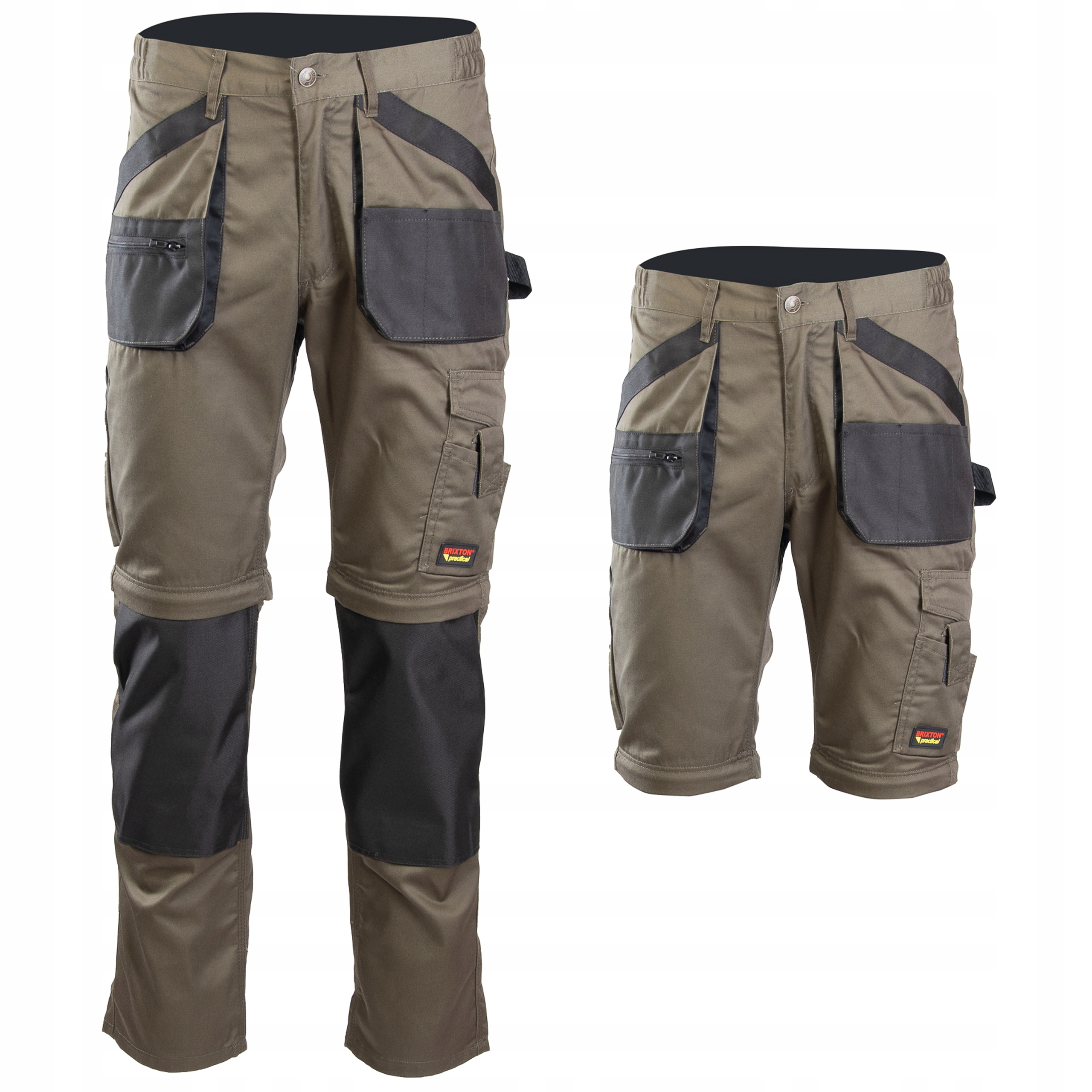 Spodnie robocze Brixton PRACTICAL-KHAKI r. 44