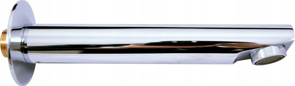 Rav Okrúhly výtok zo steny, Farba: Chróm, Rozmer: 172 mm (TSE001) /sm/