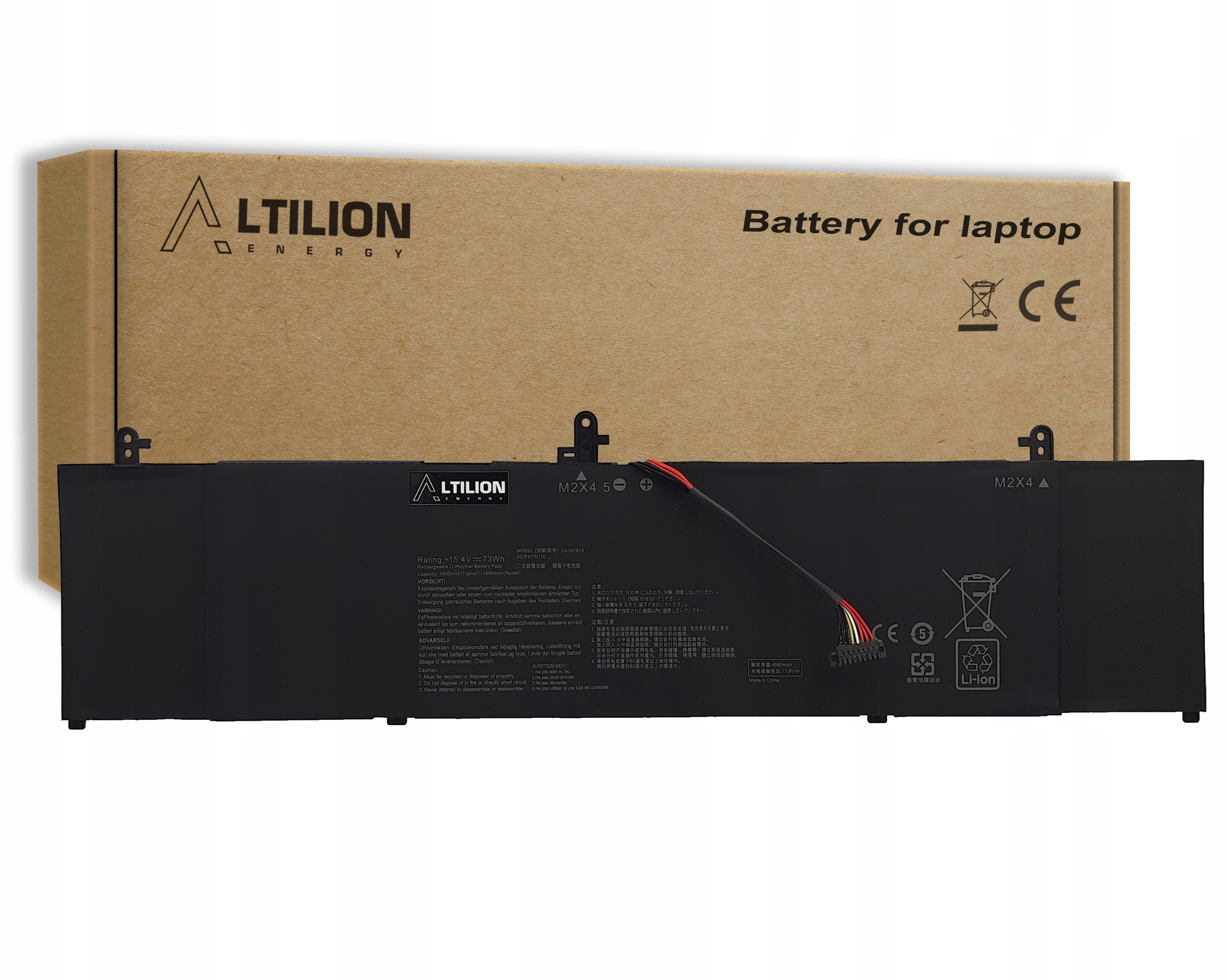 Baterie Altilion Energy C41N1814 je kompatibilní s Asusem