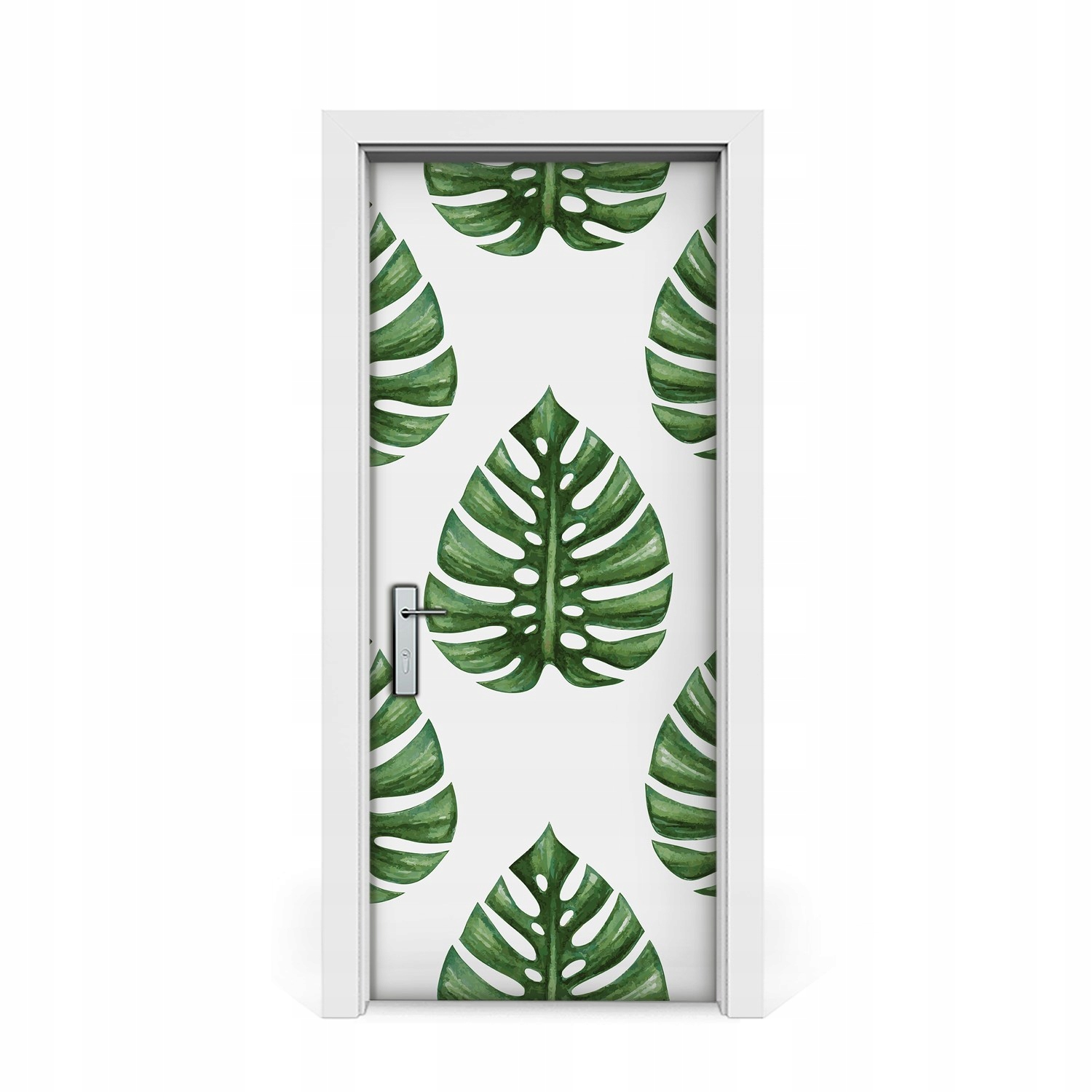 

Naklejka na drzwi okleina Egzotyczne liście 85x205