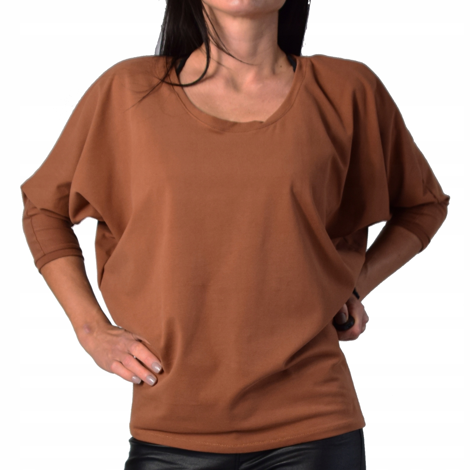 

XL/2XL bluzka nietoperz _ singiel bawełna 1032